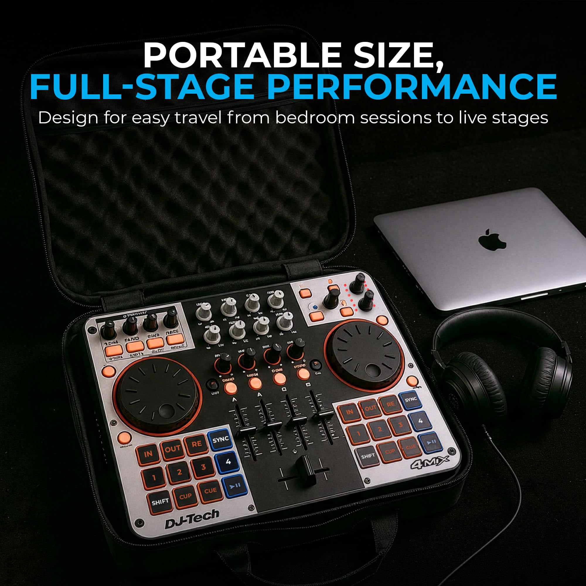 Amazon.com: DJ Tech DJ Controller, USB MIDI 4-Deck Control with